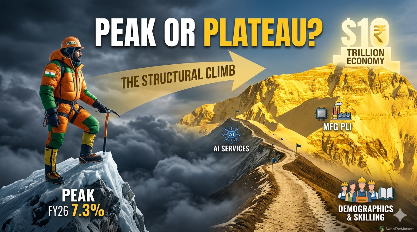 India's Economic Outlook FY26: Why 7.3% Growth Is Just the Beginning (Not the Peak)